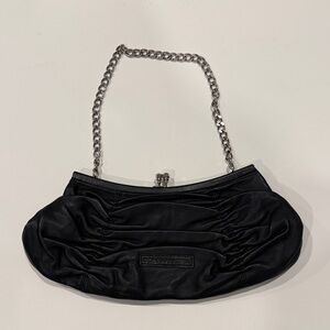 BCBGMaxAzria Black Leather Clutch - NWOT